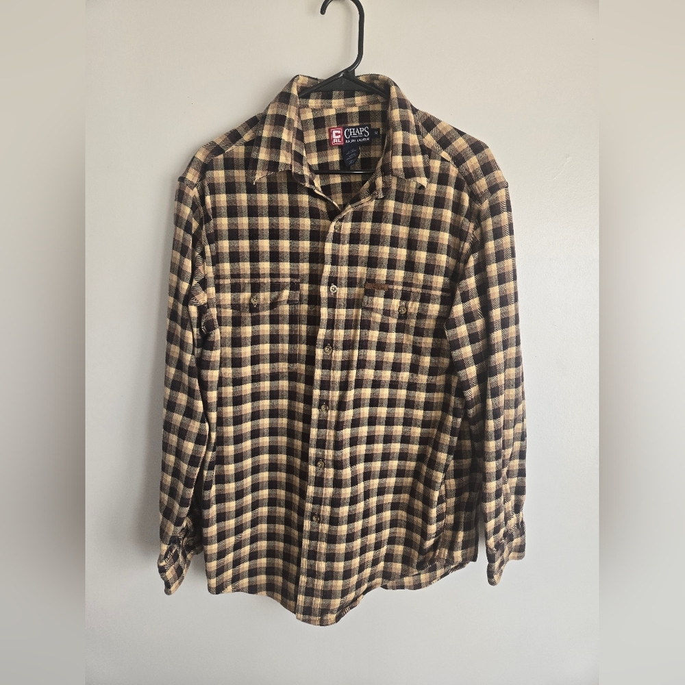 Chaps Ralph Lauren Button Down Flannel Shirt